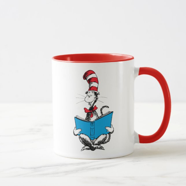 Mug Lecture du Chat dans le Chapeau (Droite)