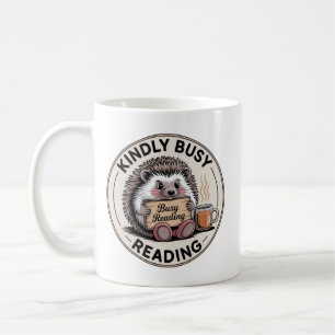 Mug Lecture Kindly Busy Lecture Hérisson Badge