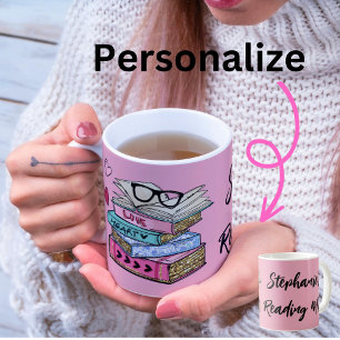 Mug lecture livre amoureux cadeaux lecteur