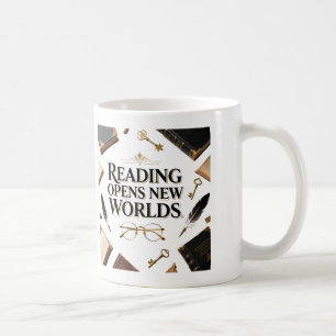 Mug Lecture Ouvre De Nouveaux Mondes Graphique Amateur