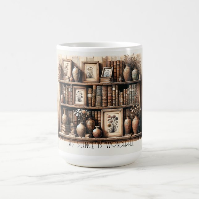 Mug Lectures et fleurs d'antiquités (Centre)