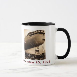 Mug L'Edmund Fitzgerald avec noms d'équipage