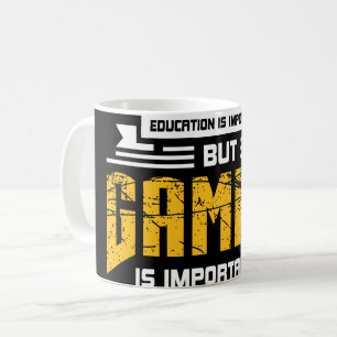 Mug L'éducation est importante mais le jeu est… - cru