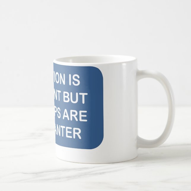 Mug L'éducation est importation que les grands biceps (Droite)