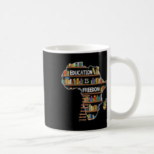 Mug L'éducation est la liberté L'histoire noire africa