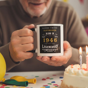 Mug Légendaire 80e anniversaire Personnalisé 1946 Cade