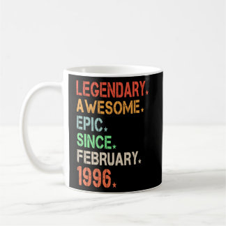 Mug Légendaire Épopée Awesome depuis février 1996 Rétr