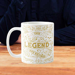 Mug Légende de l'or noir vintage - Retraite