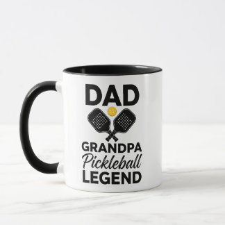 Mug Légende de papa grand-père de pickleball drôle