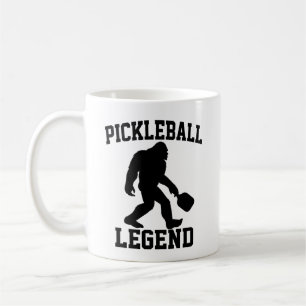 Mug Légende de pickleball drôle Bigfoot 