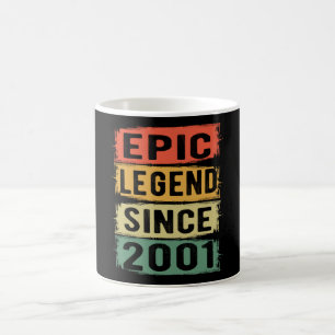 Mug Légende Épique Depuis 2001 Vintage 2001 Cadeau d'A
