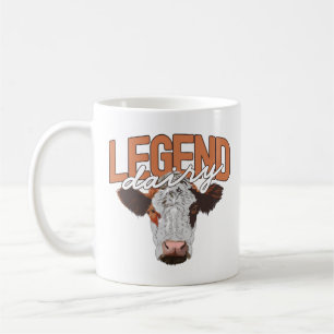 Mug Légende Vêtements laitiers Funny Vache Milker Pun 