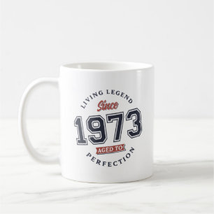 Mug Légende vivante 1973 Âgé à la perfection