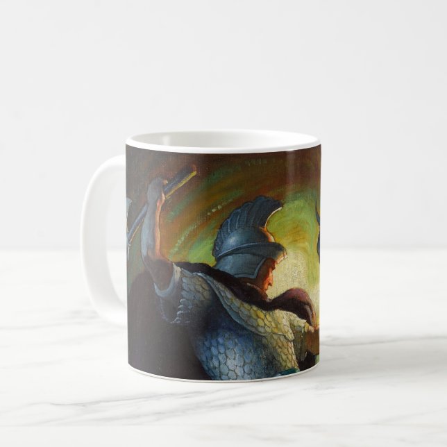 Mug Légendes de Charlemagne par Newell Convers Wyeth (Devant gauche)