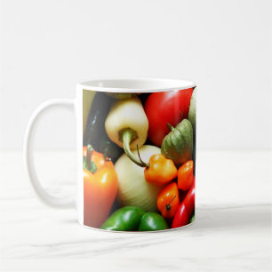 Mug Légumes de salsa, Tomate, Poivrons, Tomatillo d'oi