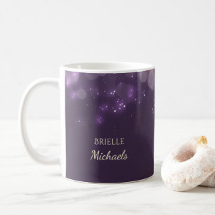 Mug L'Élégante Parties scintillant Purple Bokeh Écl