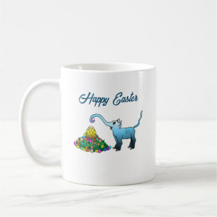 Mug L'éléphant bleu collectionne les œufs de Pâques
