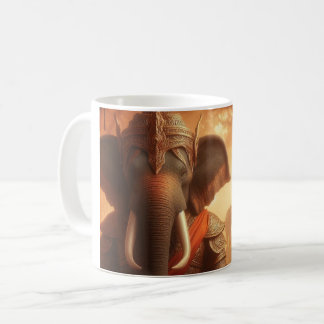 Mug "L'éléphant guerrier en forêt"