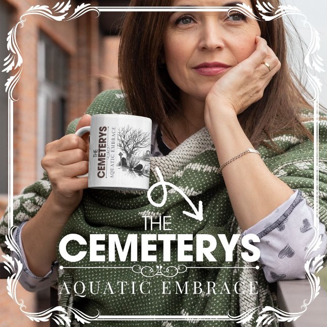 Mug L'Embrassage aquatique des cimetières (The Cemeterys Aquatic Embrace cover from The Beekeeper Store)