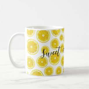 Mug Lemon Slice moderne drôle de citation personnelle