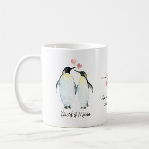 Mug L'empereur Penguin Couple amoureux