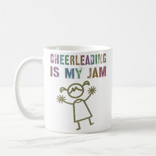 Mug L'encouragement Est Mon Jam Équipe de pom-pom girl