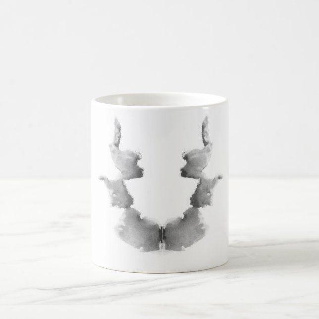 Mug L'encre d'essai de Rorschach éponge des visages de (Centre)