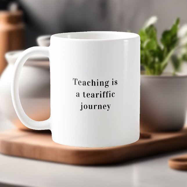 Mug L'Enseignement Est Une Citation D'Enseignant De Vo (Créateur téléchargé)