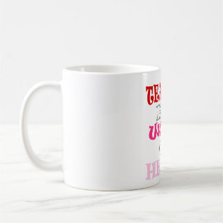 Mug L'enseignement est une oeuvre de coeur