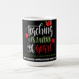 Mug L'enseignement est une semaine d'appréciation du c