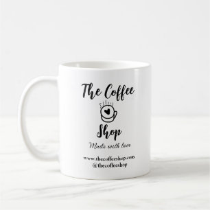 Mug L'entreprise de médias sociaux du café et du site