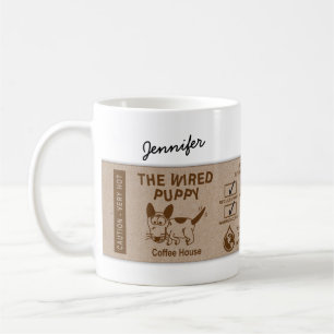Mug L'environnement de chiot filé Sleeve Personnalisé
