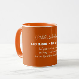 Mug LEO Zodiac Sign Personality Traits