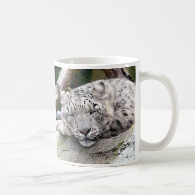Mug Léopard de neige - beau ! (Droite)