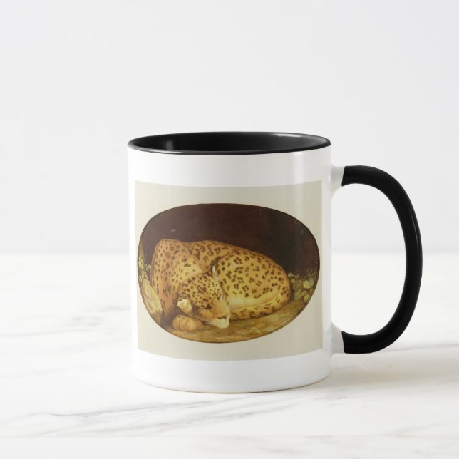 Mug Léopard de sommeil de George Stubbs |, 1777 (émail (Droite)