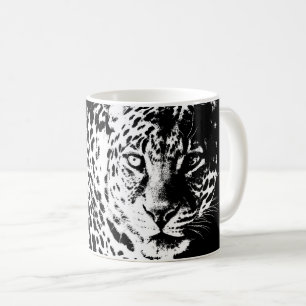 Mug Leopard Head Pop Art Moderne Animaux Modèles