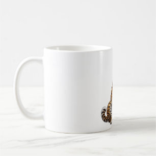 Mug Léopard mignon avec chewing-gum lunettes de soleil