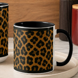 MUG "LÉOPARD" - MUGE À CAFE DE 11 OZ.