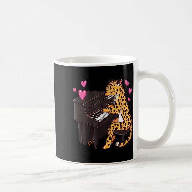 Mug Leopard Playing Ano Valentines Day Funny Leopard  (Droite)