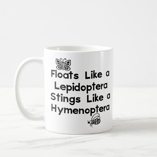 Mug Lépidoptères de flotteurs (Gauche)