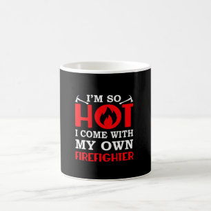 Mug L'épouse d'amie de sapeur-pompier viennent avec le