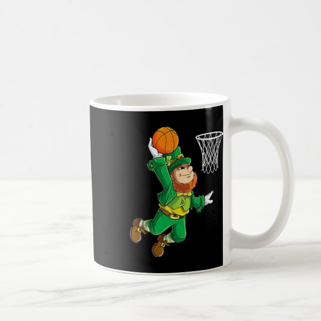 Mug Leprechaun Bysketbyll Dunk Jour de la Saint Patric (Droite)