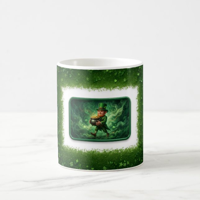 Mug Leprechaun Carrying Pot Of Gold (Centre)
