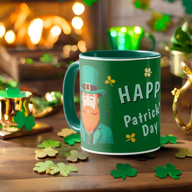 Mug Leprechaun Clover Shamrock Patrick's Day (Créateur téléchargé)