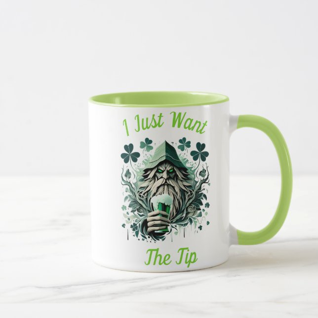 Mug Leprechaun Whimsical Savourer Une Brassée (Droite)