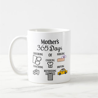 Mug Les 365 jours de Tâches de la Mère Drôle