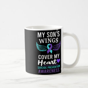 Mug Les ailes de mon fils couvrent la sensibilisation
