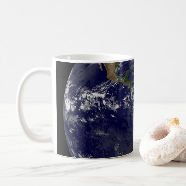 Mug Les Amériques Au Jour des terres. (Avec donut)