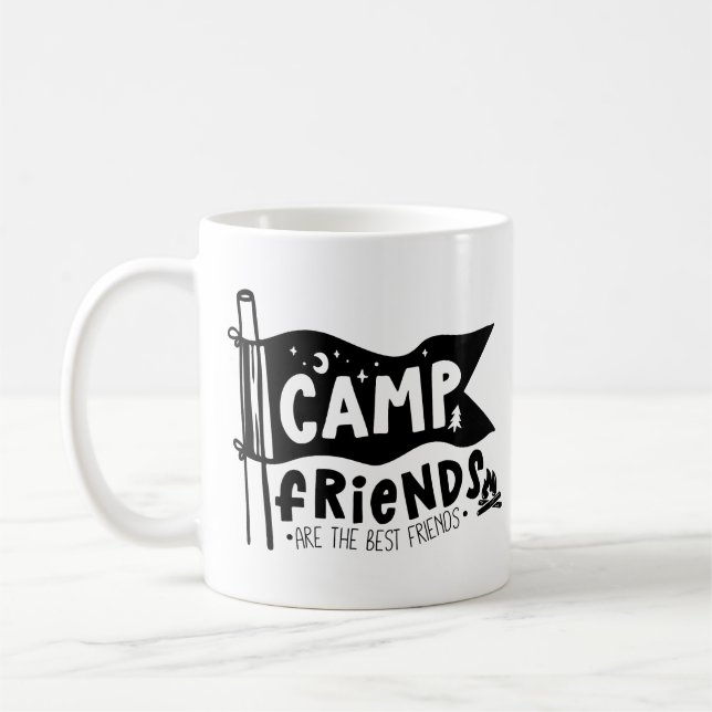 Mug Les amis du camp sont les meilleurs amis (Gauche)
