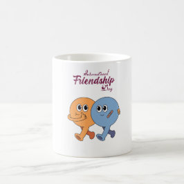 Mug Les amis embrassés : la Coupe qui connecte